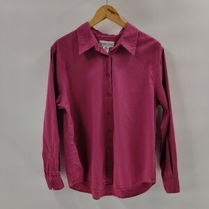 Cabin Creek Button Up Magenta Pink Long Sleeve